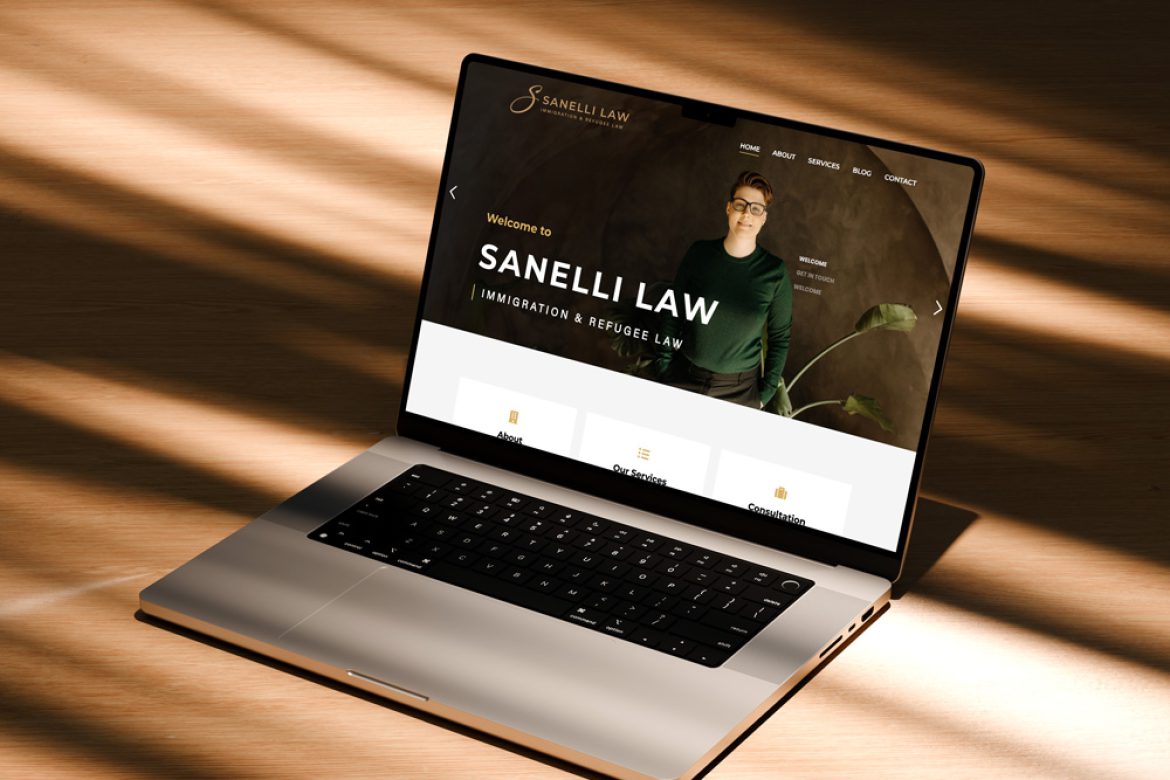 Sanelli Law Website + Branding